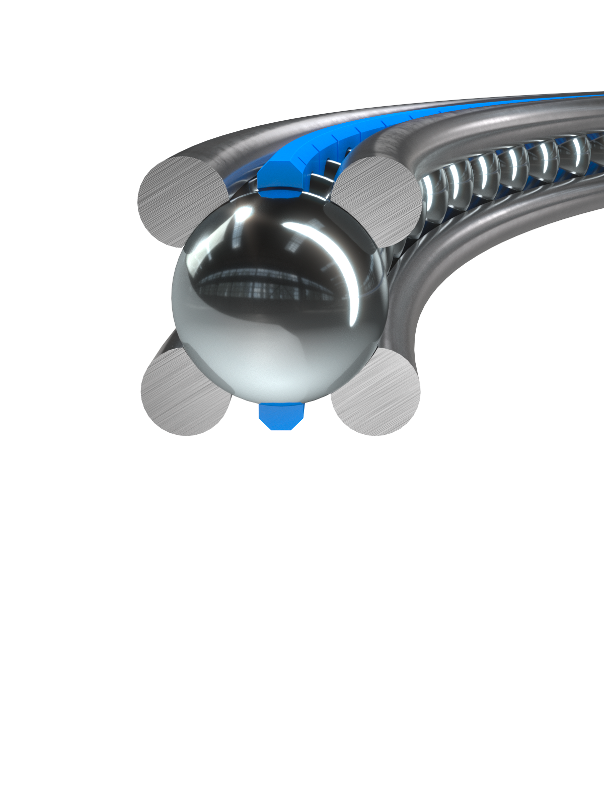 Wälzlager mit geschliffenen Laufbahnen  Kugellager Typ LEL